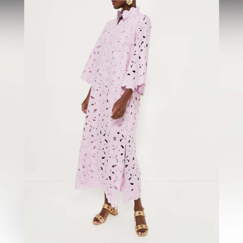 Tuckernuck Lilac Eyelet Maxi Dress - Picture 5 of 10